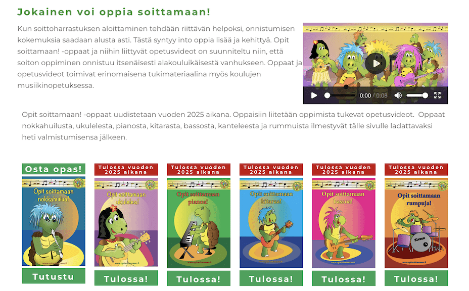 Opit soittamaan!